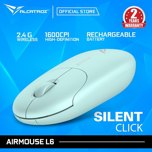 Alcatroz Airmouse L6 Chroma Rechargeable Wireless Mouse Mint