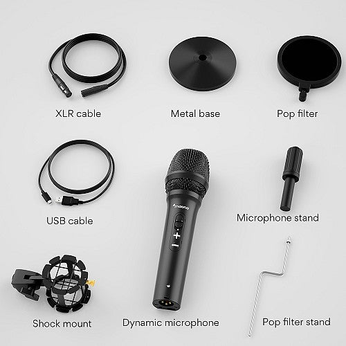 Maono Microphone Desktop Dynamic USB/XLR HD300T