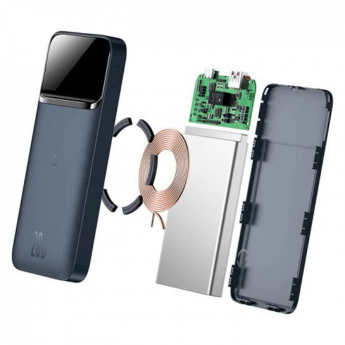 Baseus Powerbank 20W 10000mAh Magnetic Wireless Display Black