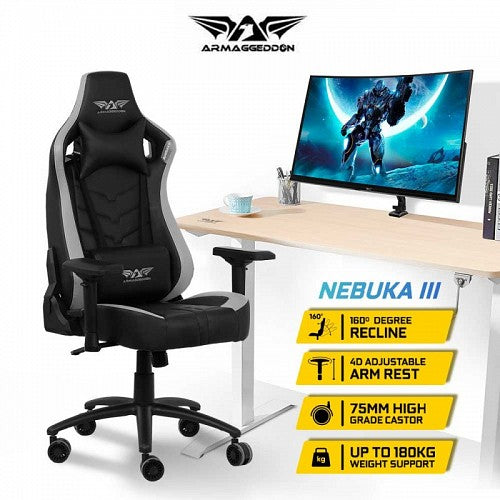 Armaggeddon NEBUKA III Gaming Chair Armaggeddon Midnight Grey