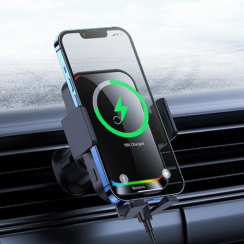 Baseus Car Charger Wireless AirVent Holder HALO