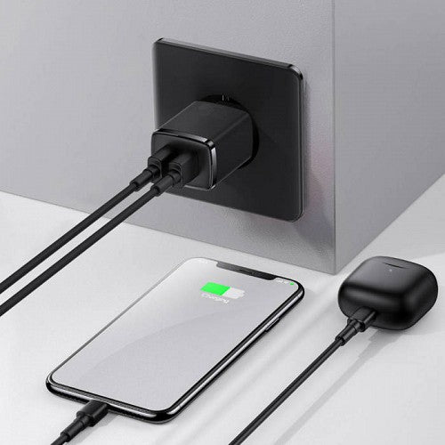 Baseus Charger Wall 10.5W USB-Ax2 EU Black