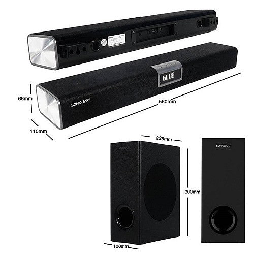 SonicGear SONICBAR 5300BT Soundbar Wireless Sub BT/HDMI