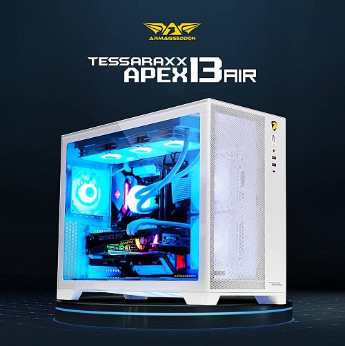 Armaggeddon TESSARAXX APEX 13 AIR Gaming CaseWhite