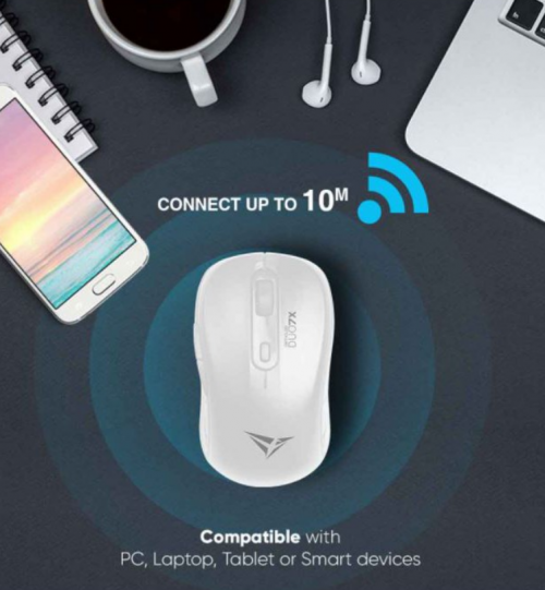 Alcatroz Airmouse Duo 7X Wireless/BT Mouse White