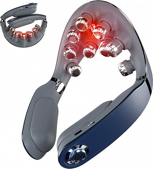 SKG Neck Massager Pulse-Heat-APP-Multiple Heads G7 Pro-Fold