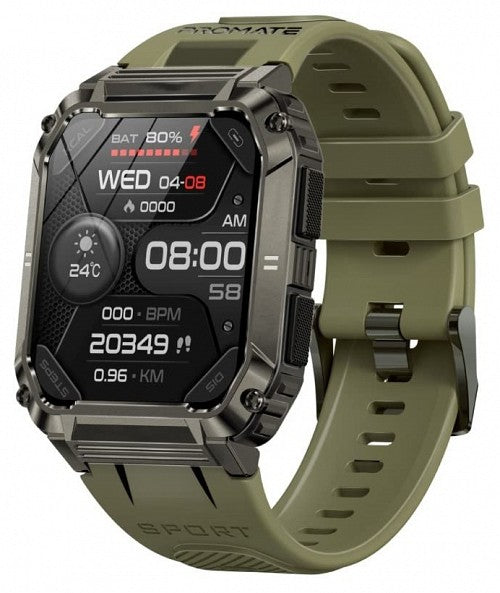 Promate Smartwatch BT Call 1.95'' Rugged XWATCH-S19 Camo