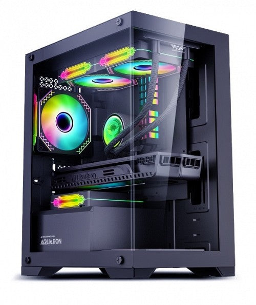 Armaggeddon Aquaron Micro ATX Gaming Case Black