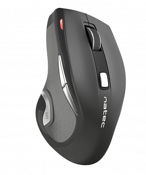 Natec JAGUAR Wireless Ergonomic Mouse with Blue Sense & Auto Speed (works on all surfaces)