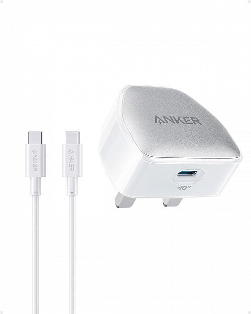 Anker Mobile Charger Wall 20W USB-C Nano PRO 511 & Cable White