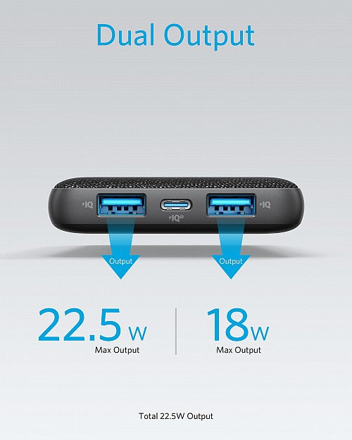 Anker PowerCore III Sense 10000 PD Black Fabric