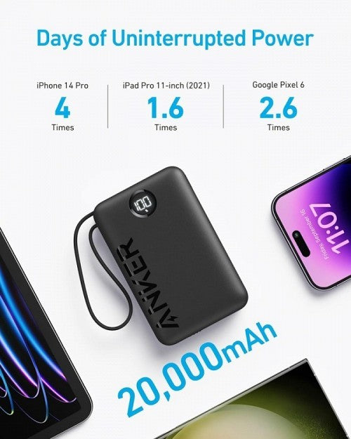 Anker Mobile Powerbank 20000 mAh PowerCore 20K ( 335 ) 22.5W