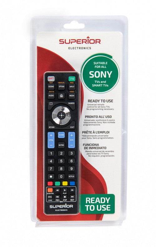 Superior Sony TV Replacement Remote Control