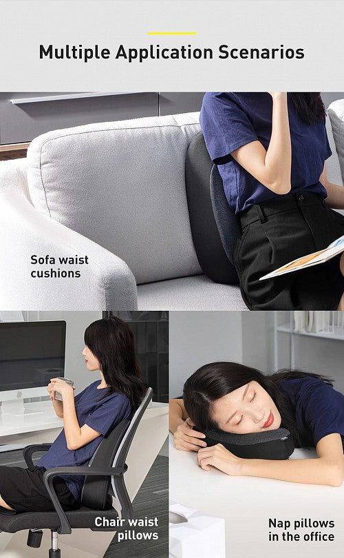 Baseus Floating Car Waist Pillow Black