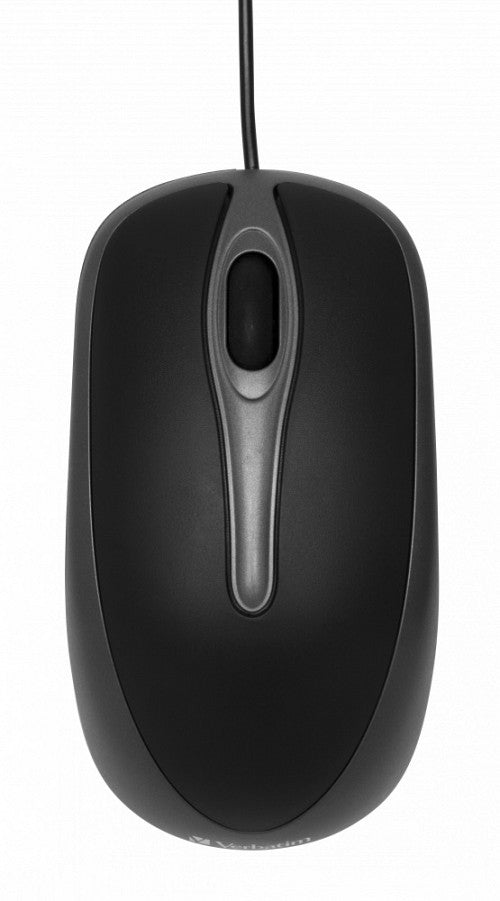 Verbatim Mouse Wired Optical Black