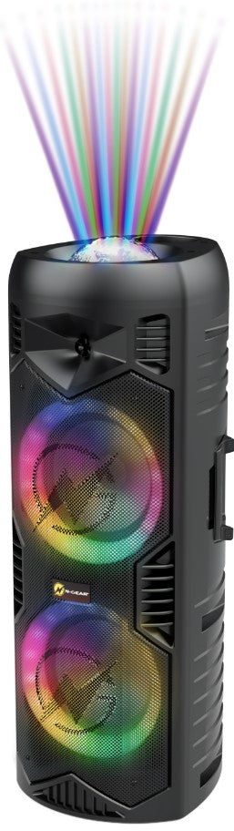 N-Gear LGP-5150 Portable Speaker with Disco Ball Black