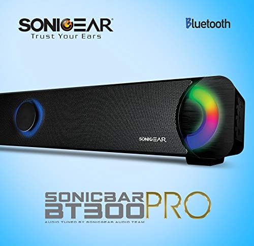 SonicGear SONICBAR BT300 Pro Portable BT/FM RGB Soundbar