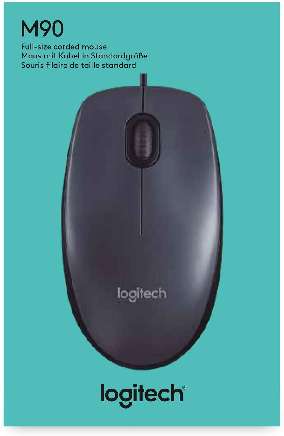 LOGITECH MOUSE GREY M90