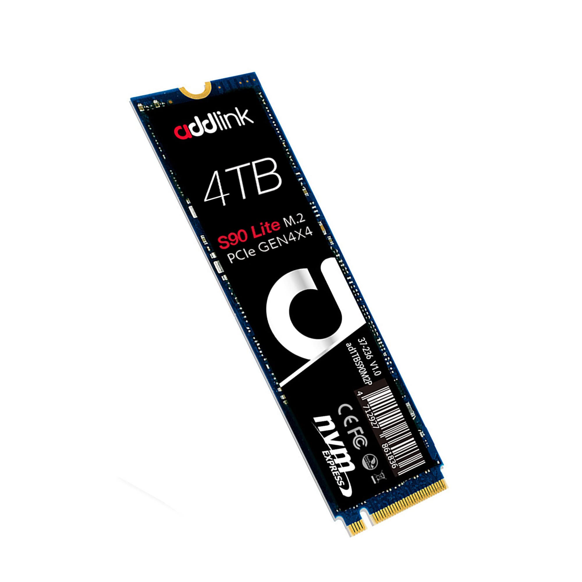 Addlink S90 Lite M.2 2280 PCIe GEN4X4 NVMe 4TB