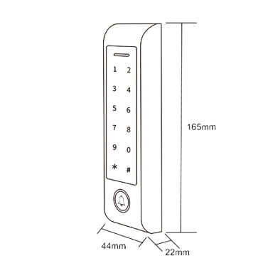 GBC HeyOpen Oper Door Smart WiFi Ideal for B&Bs and Short Rentals