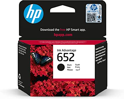 HP Ink Cartridge 652 Black