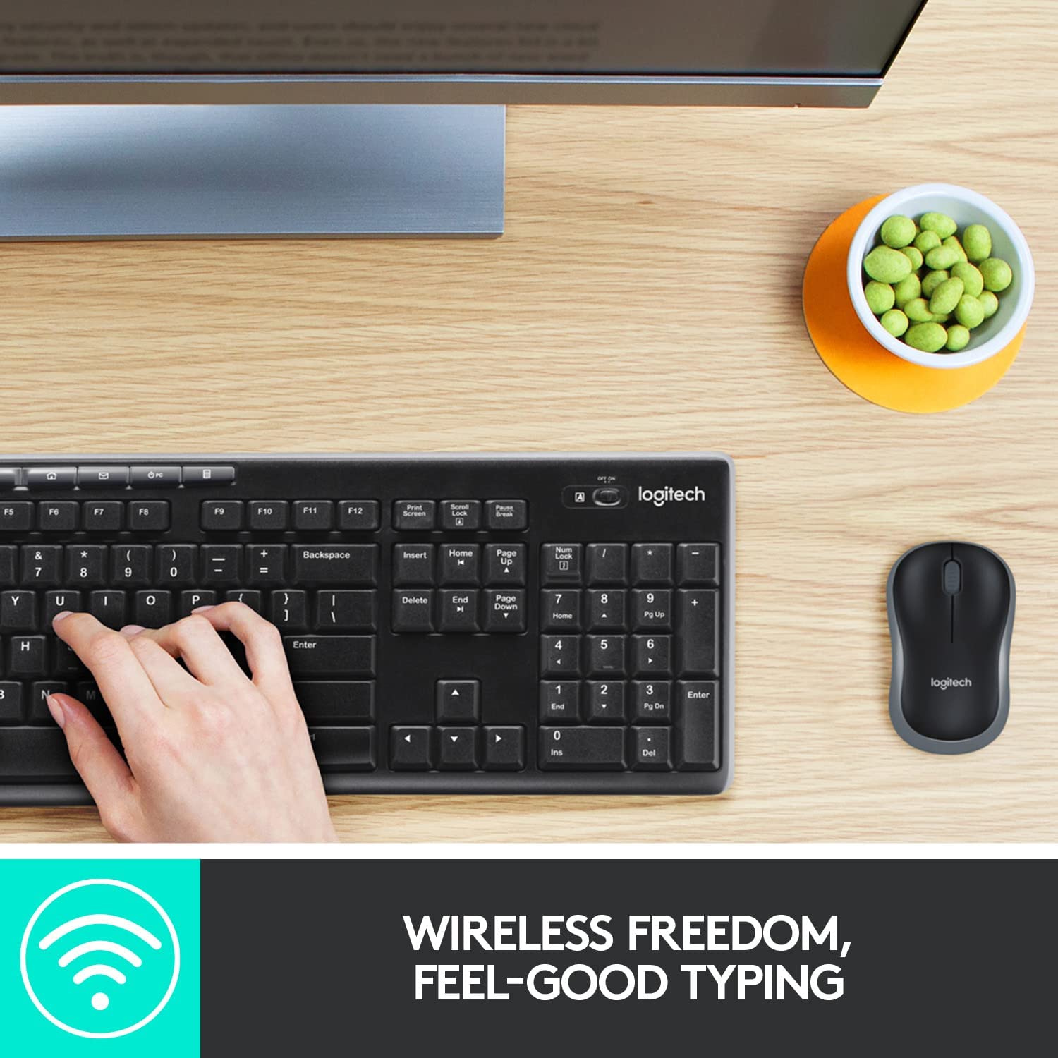 LOGITECH Wireless Combo MK270 GR