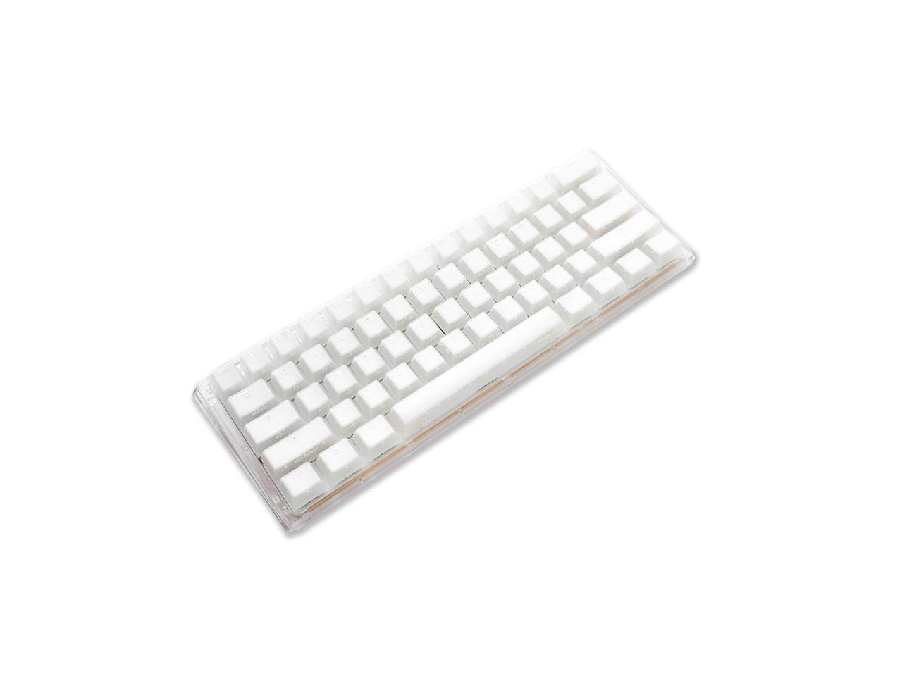 DUCKY ONE 3 AURA WHITE MINI CHERRY SPEED SILVER SWITCH RGB LED