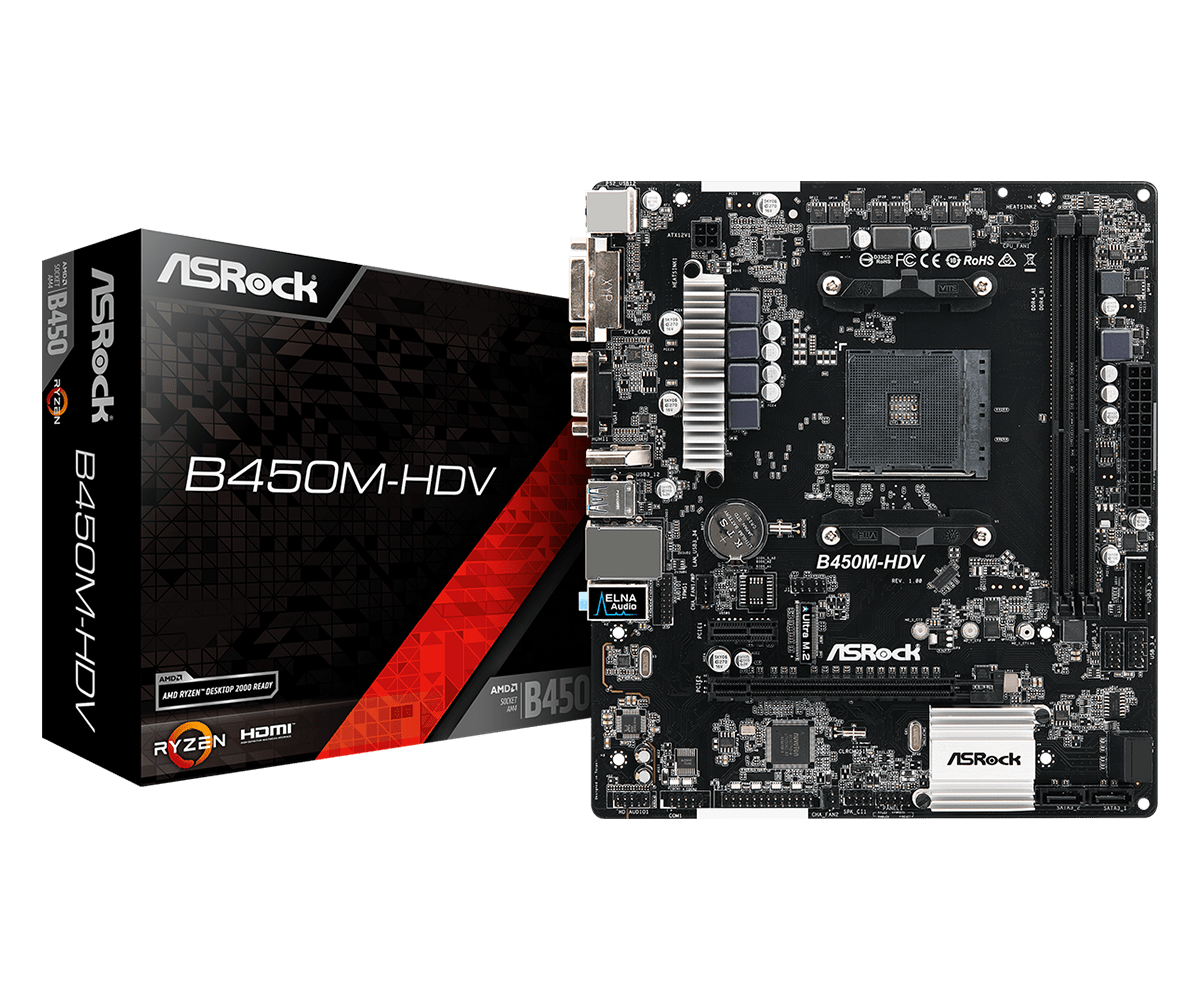 ASROCK B450M HDV