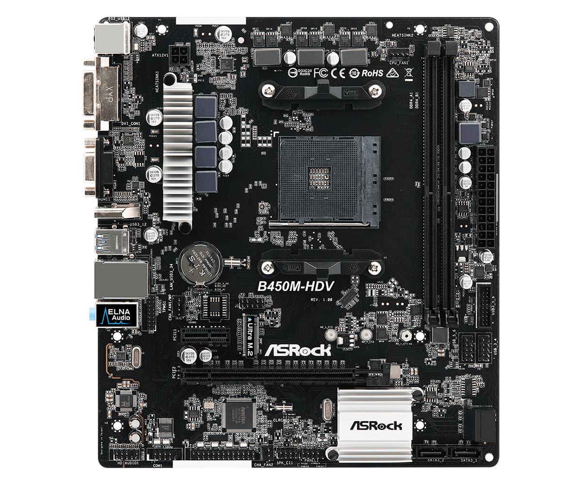 ASROCK B450M HDV