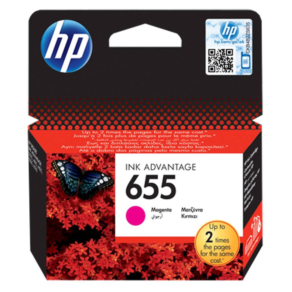 HP Ink Cartridge 655 Magenta