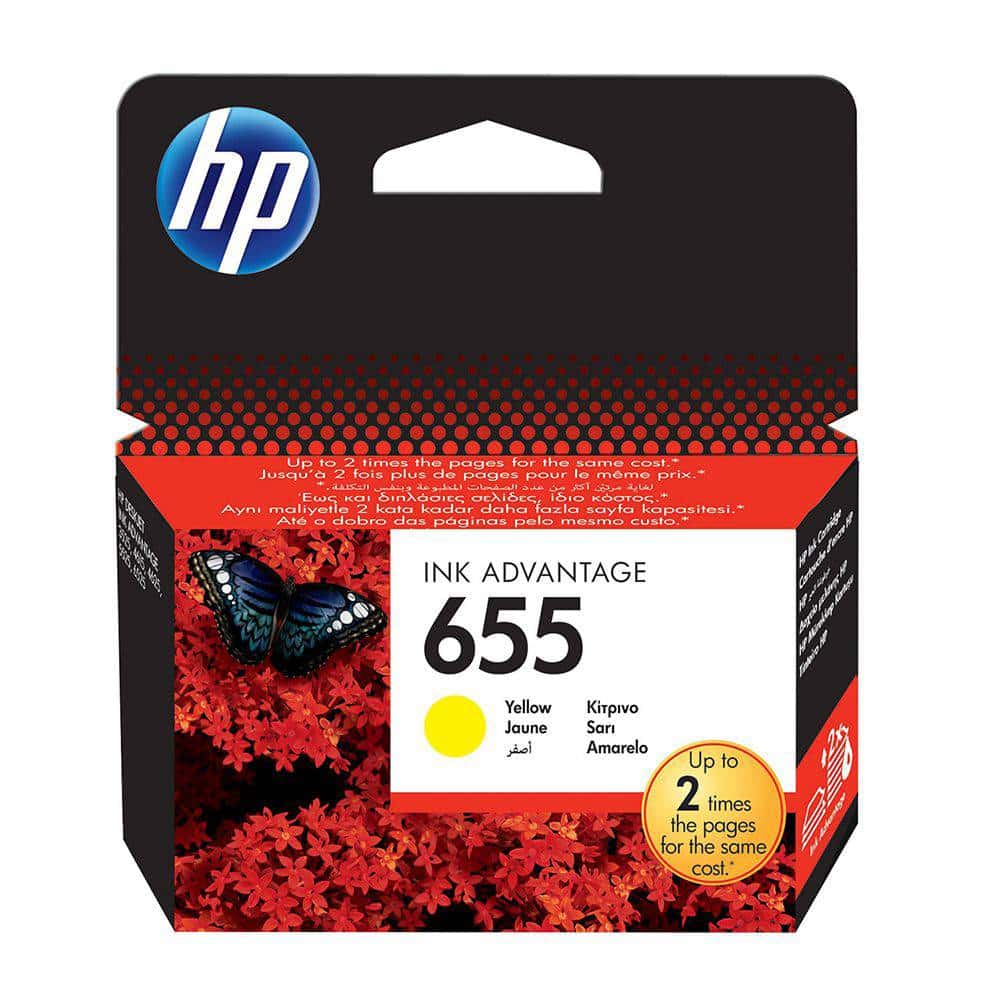 HP Ink Cartridge 655 Yellow