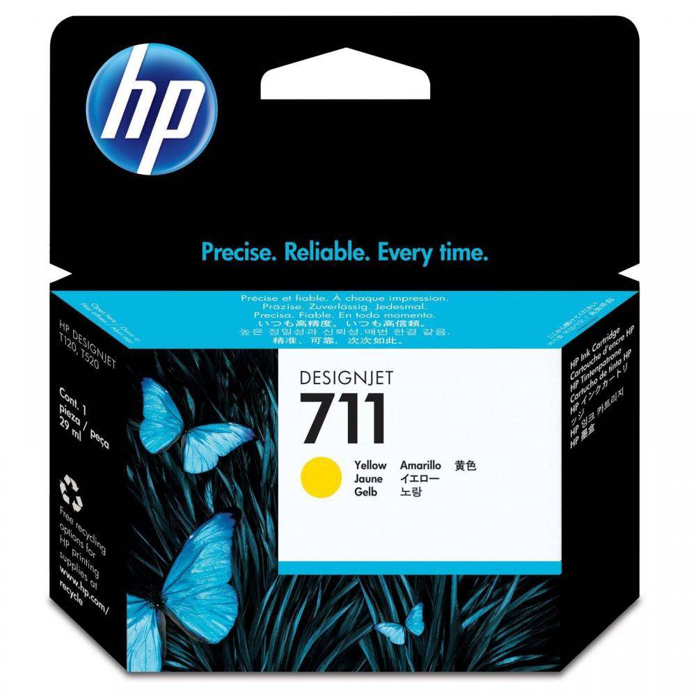 HP INK CARTRIDGE 711Y CZ132A