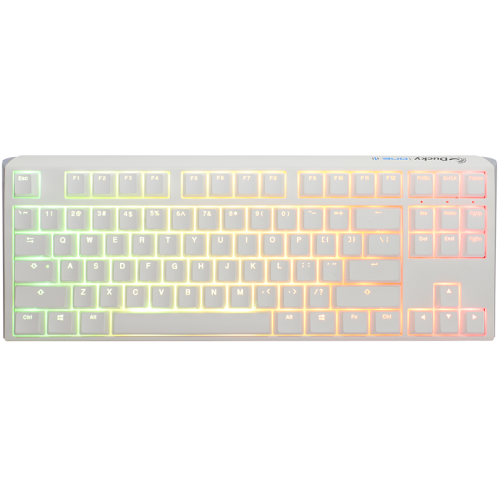 DUCKY ONE 3 PURE WHITE (US) TKL CHERRY BROWN SWITCH RGB LED