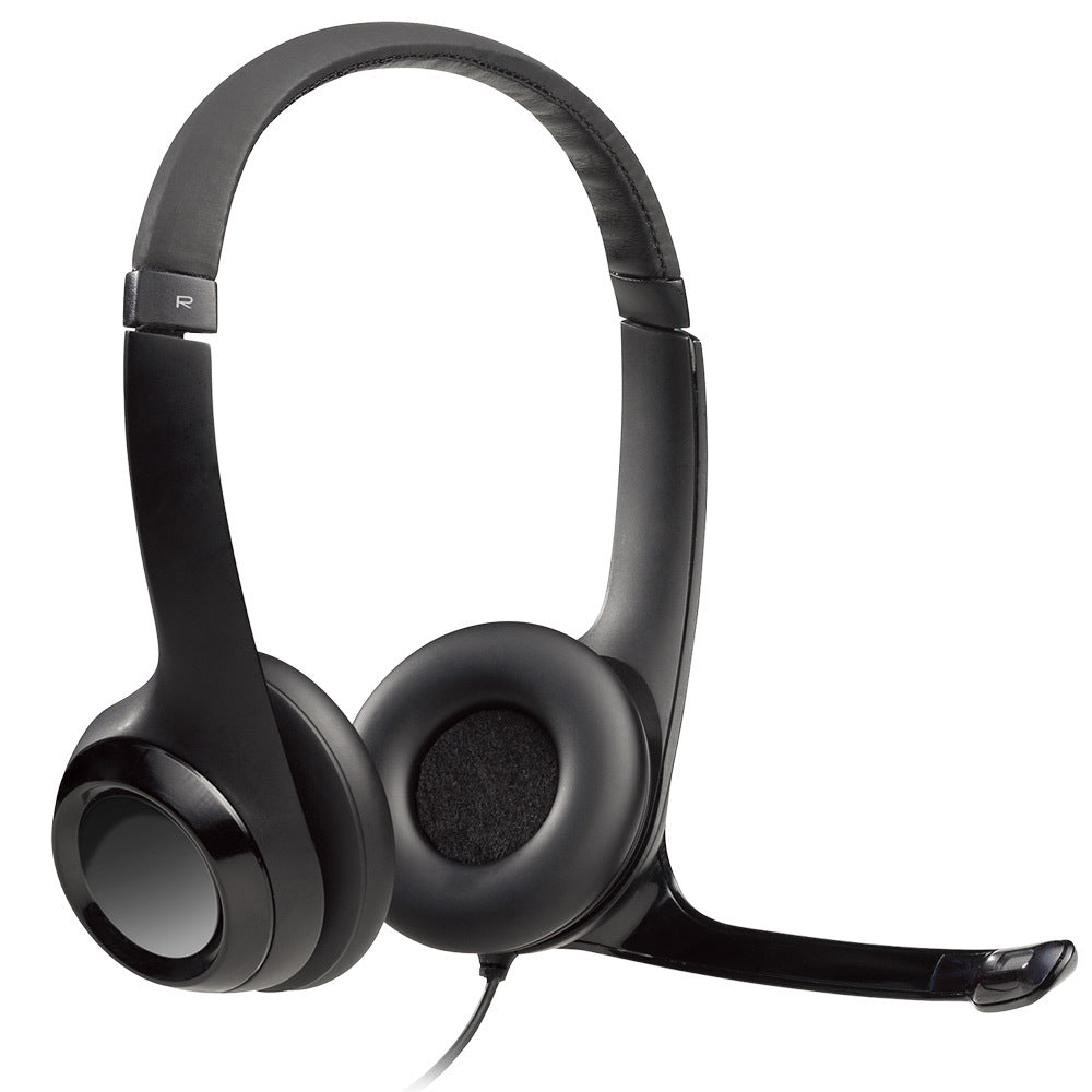 LOGITECH USB HEADSET H390 BLACK