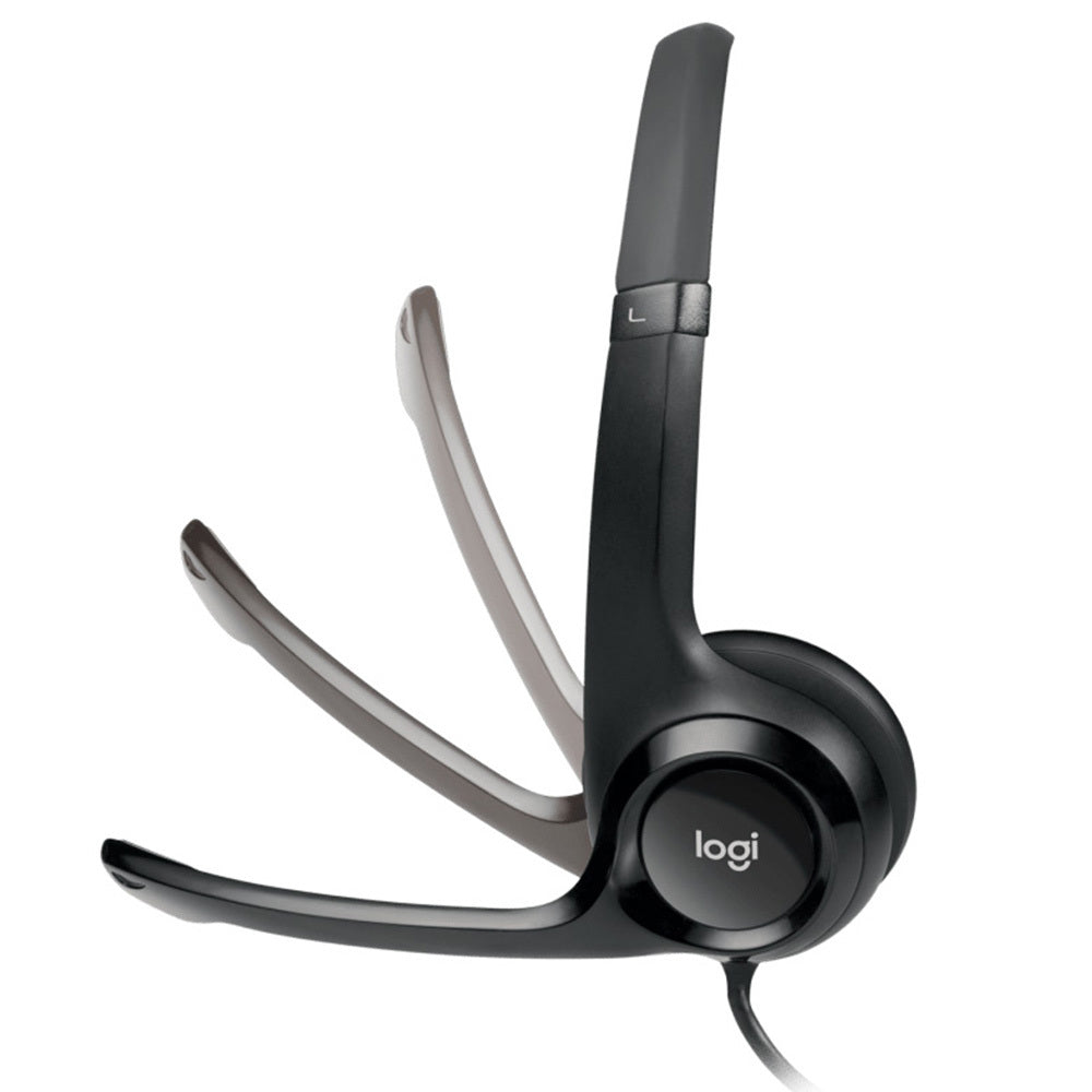 LOGITECH USB HEADSET H390 BLACK