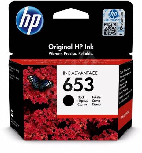 HP Ink Cartridge 653 Black