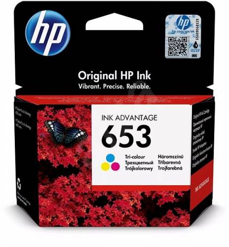 HP Ink Cartridge 653 Colour