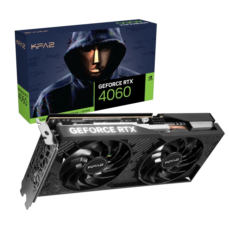 KFA2 GeForce RTX 4060 1-Click OC 8GB GDDR6 Bulk