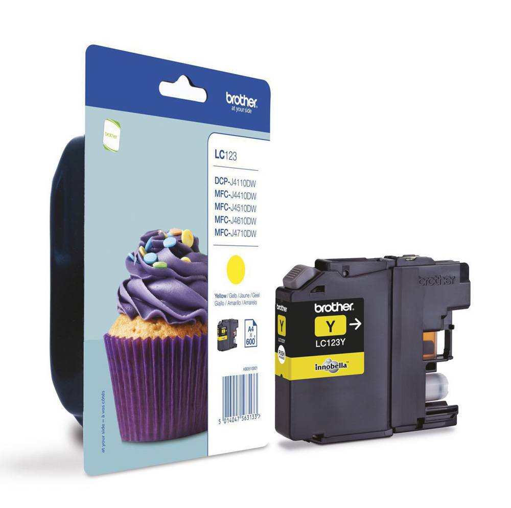 BROTHER Ink Cartridge LC123Y