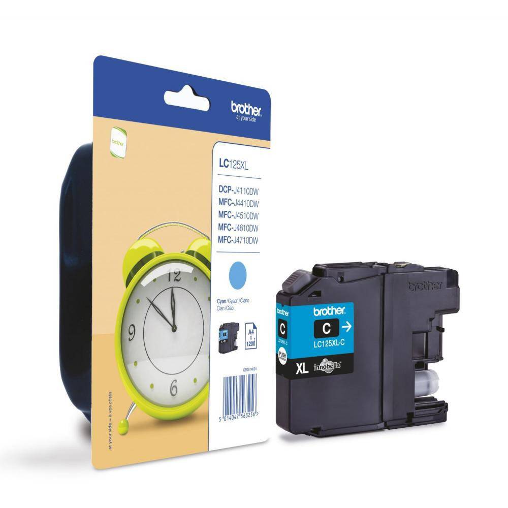 BROTHER Ink Cartridge LC125XL Cyan