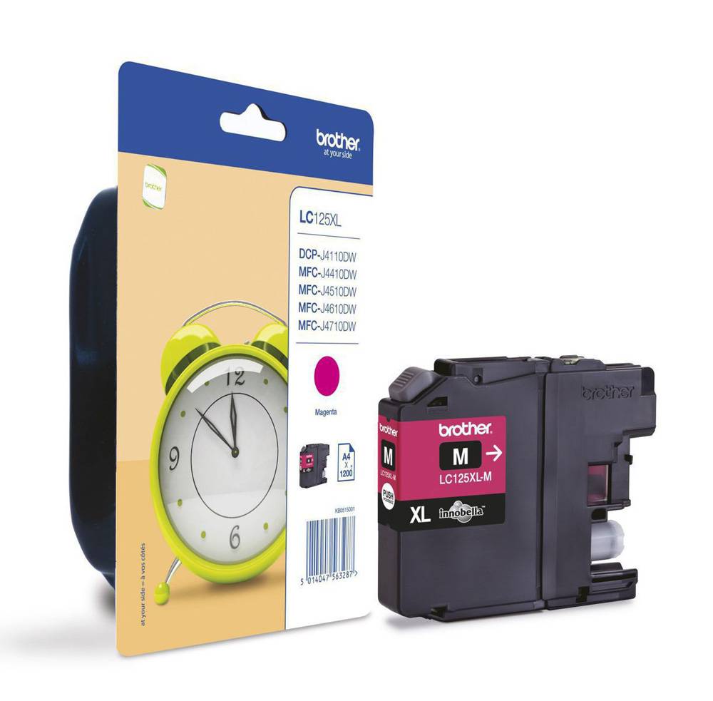 BROTHER Ink Cartridge LC125XL Magenta