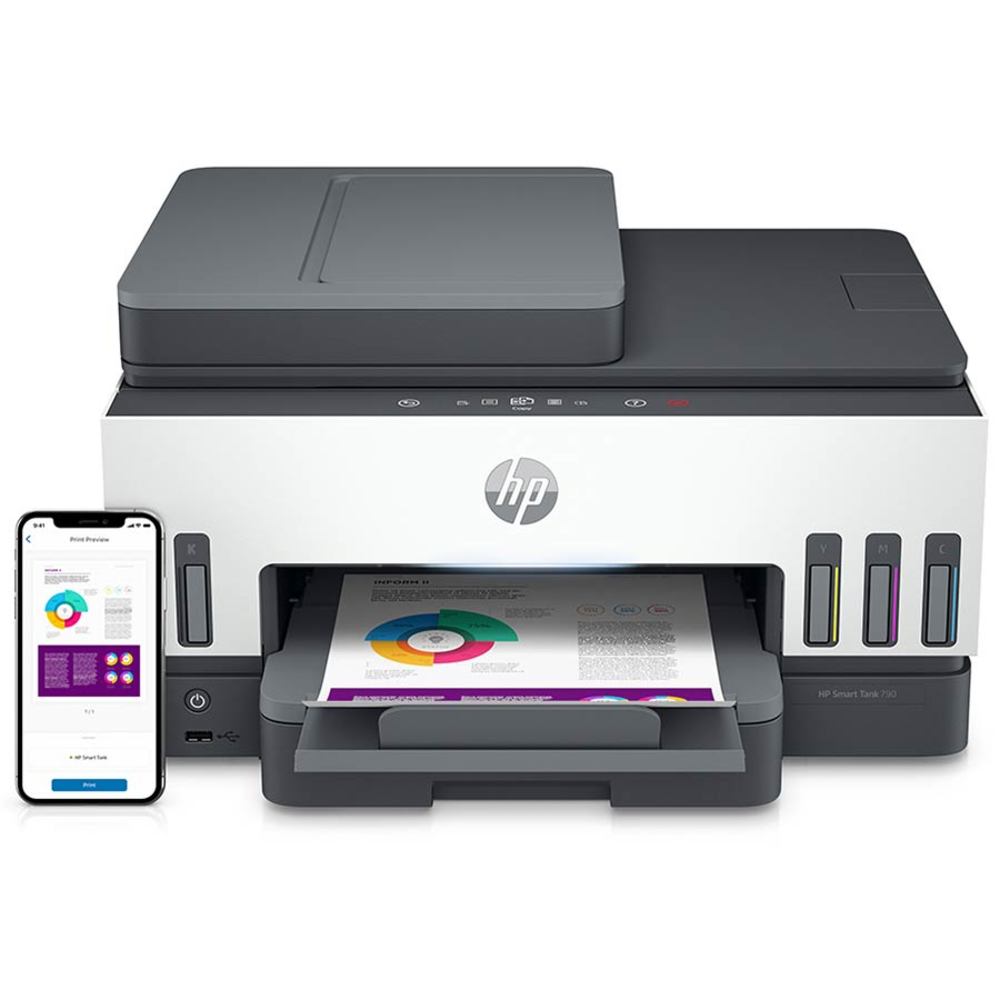 HP PRINTER ALL IN ONE INKJET COLOR SMART TANK BUSINESS 790 A4