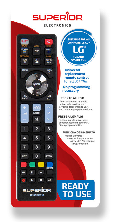 Superior Replacement TV Remote Control LG