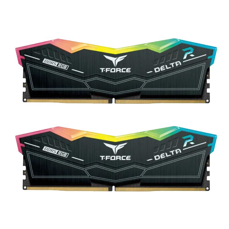 TEAM GROUP T-FORCE DELTA RGB 32GB DDR5 6400MHz KIT BLACK