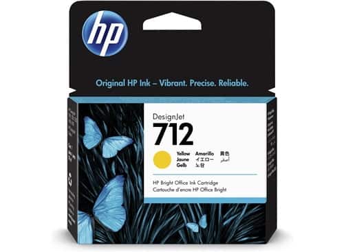 HP INK CARTRIDGE 712 YELLOW 29ML 3ED69A