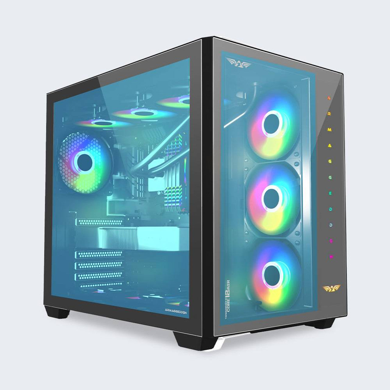Armaggeddon TESSARAXX CORE 12 AIR ATX Gaming Case Black