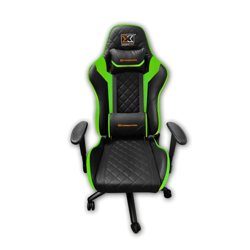 XIGMATEK GAMING CHAIR HAIRPIN GREEN