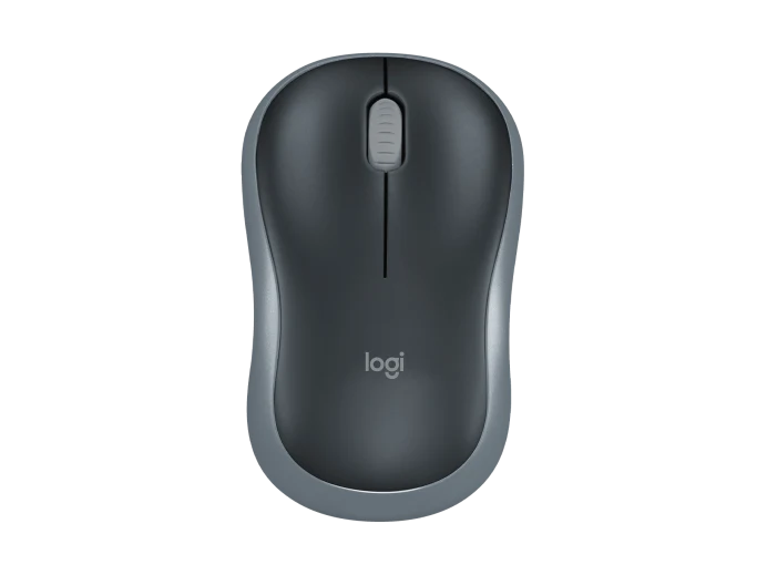 LOGITECH MOUSE WIRELESS M185 BLACK/GREY