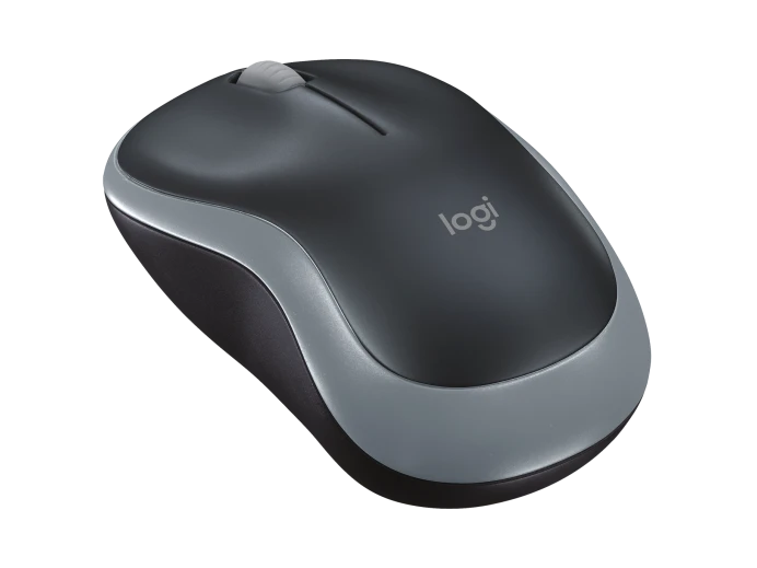 LOGITECH MOUSE WIRELESS M185 BLACK/GREY