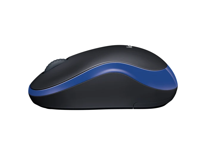 LOGITECH MOUSE WIRELESS M185 BLACK/BLUE